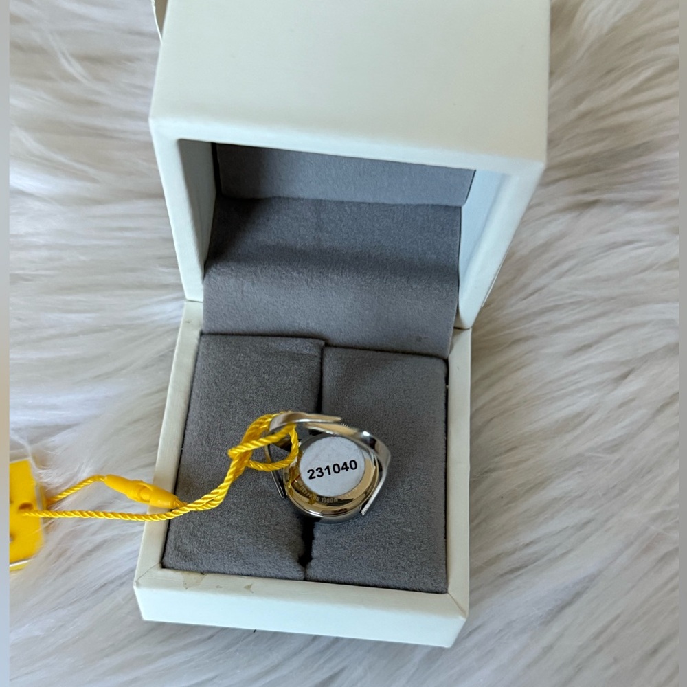 Invicta Angel Ring Watch 44480 Silver Tone 17.5mm Stainless Steel - Picture 5 of 7